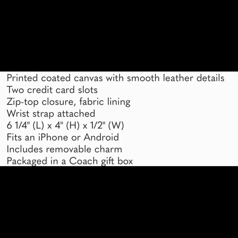 🌸NEW! Coach Gift Set. Wristlet with Charms🌸 - Picture 7 of 9